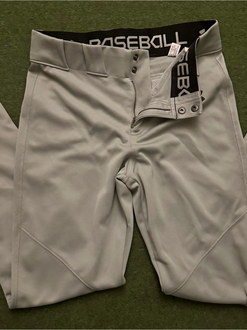 Easton Light Gray Youth Baseball Pants